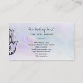 *~* Yoga. Hamsa Hand van Fatima Craters of Moon Visitekaartje (Achterkant)