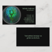 Yoga Harmony Tree of Life Visitekaartje (Voorkant / Achterkant)