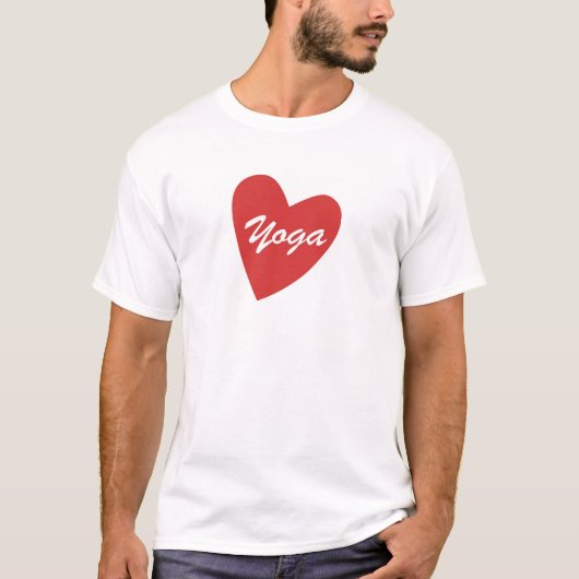 yoga hart t-shirt (Voorkant)