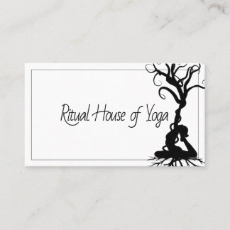 Yoga Health Wellness Meditation Visitekaartje