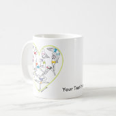 Yoga Heart Mok (Voorkant links)