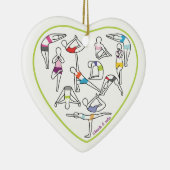 Yoga Heart Ornament (Rechts)