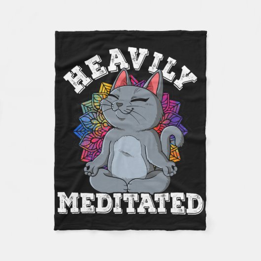 Yoga Heeft Diep Gemediteerd Fleece Deken (Voorkant)