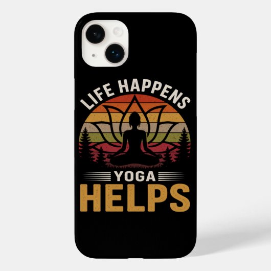 Yoga Helpt Bij Leven Case-Mate iPhone Case (Achterkant)