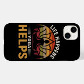 Yoga Helpt Bij Leven Case-Mate iPhone Case (Achterkant (horizontaal))