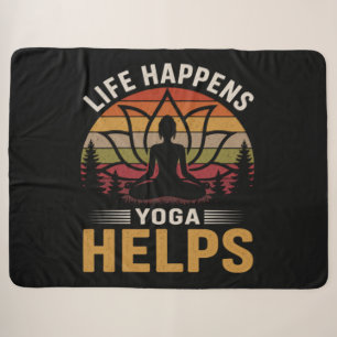 Yoga Helpt Bij Leven Sherpa Deken