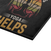 Yoga Helpt Bij Leven Snijplank (Hoek)