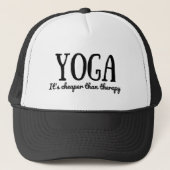 Yoga Het is goedkoper dan therapie Trucker Pet (Voorkant)