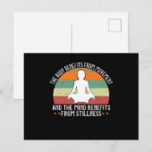Yoga - Het lichaam profiteert van beweging Briefkaart (Voorkant / Achterkant)