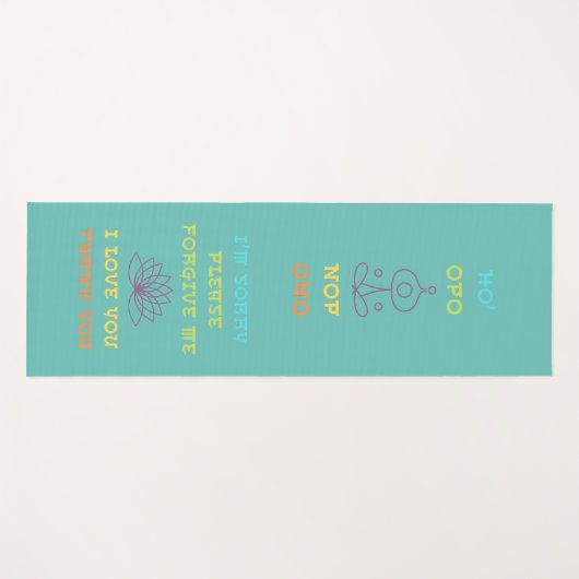 Yoga Ho OPONOPONO-tapijt Yogamat (Voorkant (horizontaal))