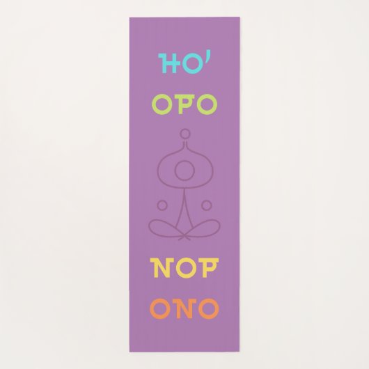 Yoga Ho OPONOPONO-tapijt Yogamat (Achterkant)