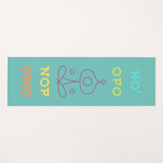 Yoga Ho OPONOPONO-tapijt Yogamat (Voorkant (horizontaal))