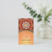 Yoga Holistic Crystal Energy NewAge Visitekaartjes (Staand voorkant)