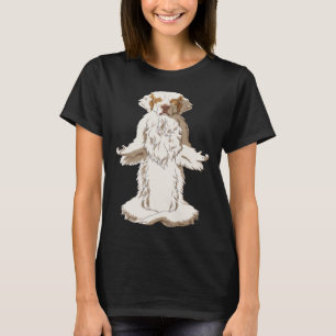 Yoga Hond Clumber Spaniel T-shirt