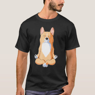 Yoga Hond Corgi T-shirt