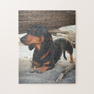 Yoga hond legpuzzel