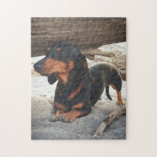 Yoga hond legpuzzel (Verticaal)