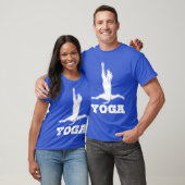 Yoga Hond Spagat Meditatie vriend jongen T-shirt (Unisex)