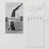 Yoga Hoofdstand Pose Visitekaartje (Voorkant / Achterkant)