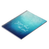 Yoga hoort de Soul Text met Blue Mandala Notitieboek (Linkerzijde)