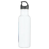 Yoga hoort de Soul Text met Blue Mandala Waterfles (Achterkant)