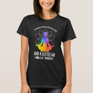 Yoga Houden Zen Meditatie Goeroe Lotus Bloem Vrede T-shirt