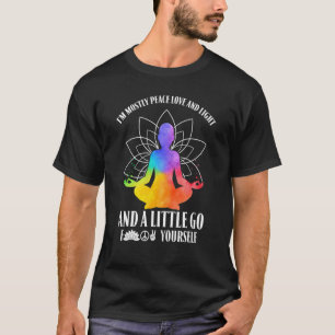 Yoga Houden Zen Meditatie Goeroe Lotus Bloem Vrede T-shirt