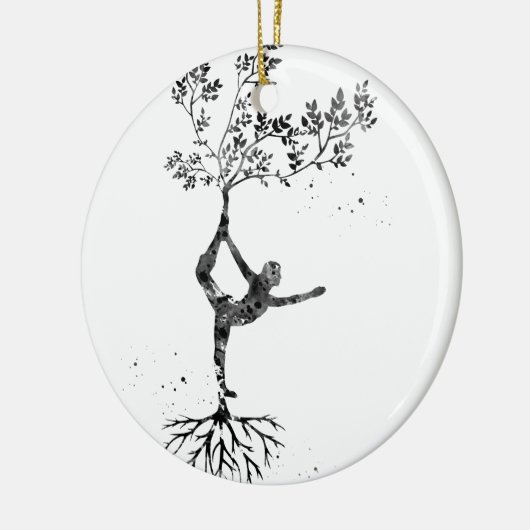 Yoga-houding Keramisch Ornament (Links)