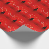 Yoga houding met hart cadeaupapier (Hoek)