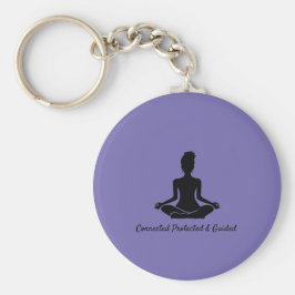 Yoga houding Mindfulness Meditatie quote Sleutelha Sleutelhanger