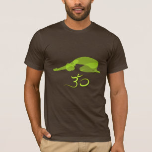Yoga houding, neerwaartse houding t-shirt