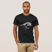 Yoga-houding T-shirt (Voorkant volledig)