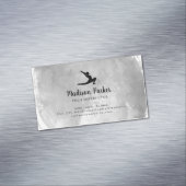 Yoga-houding |  Waterverf Borstel Magnetisch Visitekaartje (Voorbeeld)