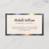 Yoga-houdingen | Mandala-patroon Visitekaartje (Achterkant)