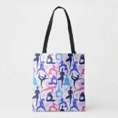 Yoga-houdingen Tote Bag (Voorkant)