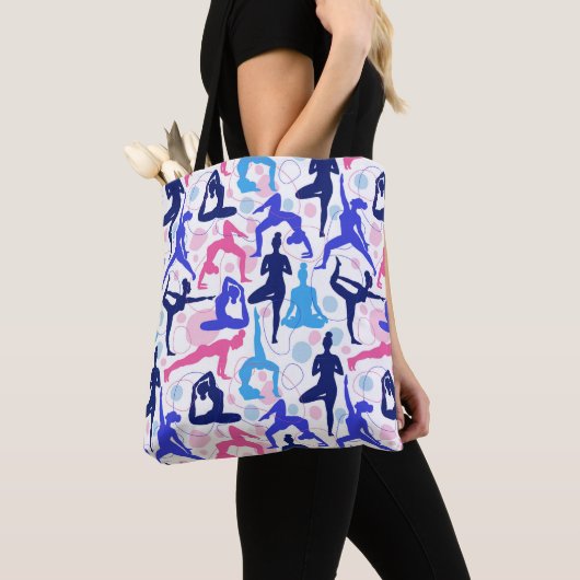 Yoga-houdingen Tote Bag (Dichtbij)