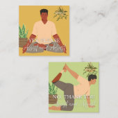 Yoga Hulpkaarten Contactkaartje (Voorkant / Achterkant)