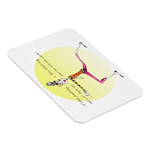 Yoga Humor Magnet Magneet (Rechterzijde)