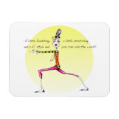 Yoga Humor Magnet Magneet (Horizontaal)