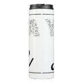 Yoga hydrokolf thermosbeker (Achterkant)