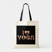 Yoga - Ik hou van Yoga Tote Bag (Achterkant)