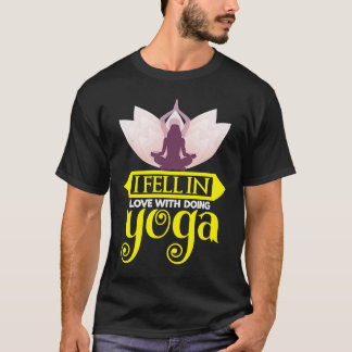 Yoga Ik Voel Me Verliefd Als Ik Yoga Doe T-shirt