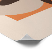 Yoga Illustratie - Kalm en Mindful Design Poster (Hoek)