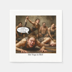 Yoga in de hel. servet