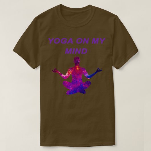 Yoga in mijn gedachten 10 t-shirt (Design voorkant)