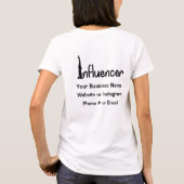 Yoga Influencer T-Shirt (Achterkant)
