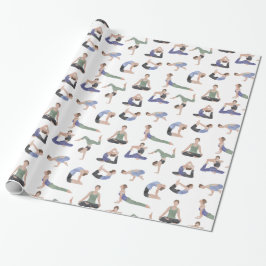 Yoga inpakpapier of cadeauverpakking