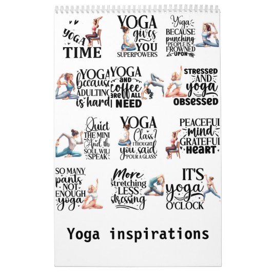 Yoga inspiratie kalender (Hoes)
