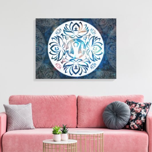 Yoga Inspiraties op Canvas (Insitu (Woonkamer))