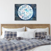 Yoga Inspiraties op Canvas Afdruk (Insitu (Slaapkamer))